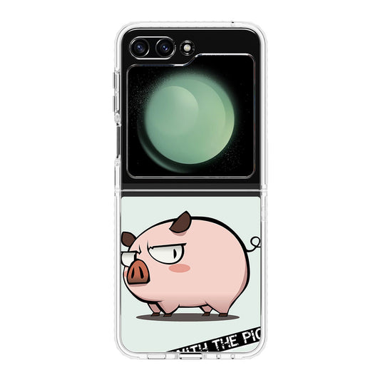 Dont Mess With The Pig Samsung Galaxy Z Flip 5 Case