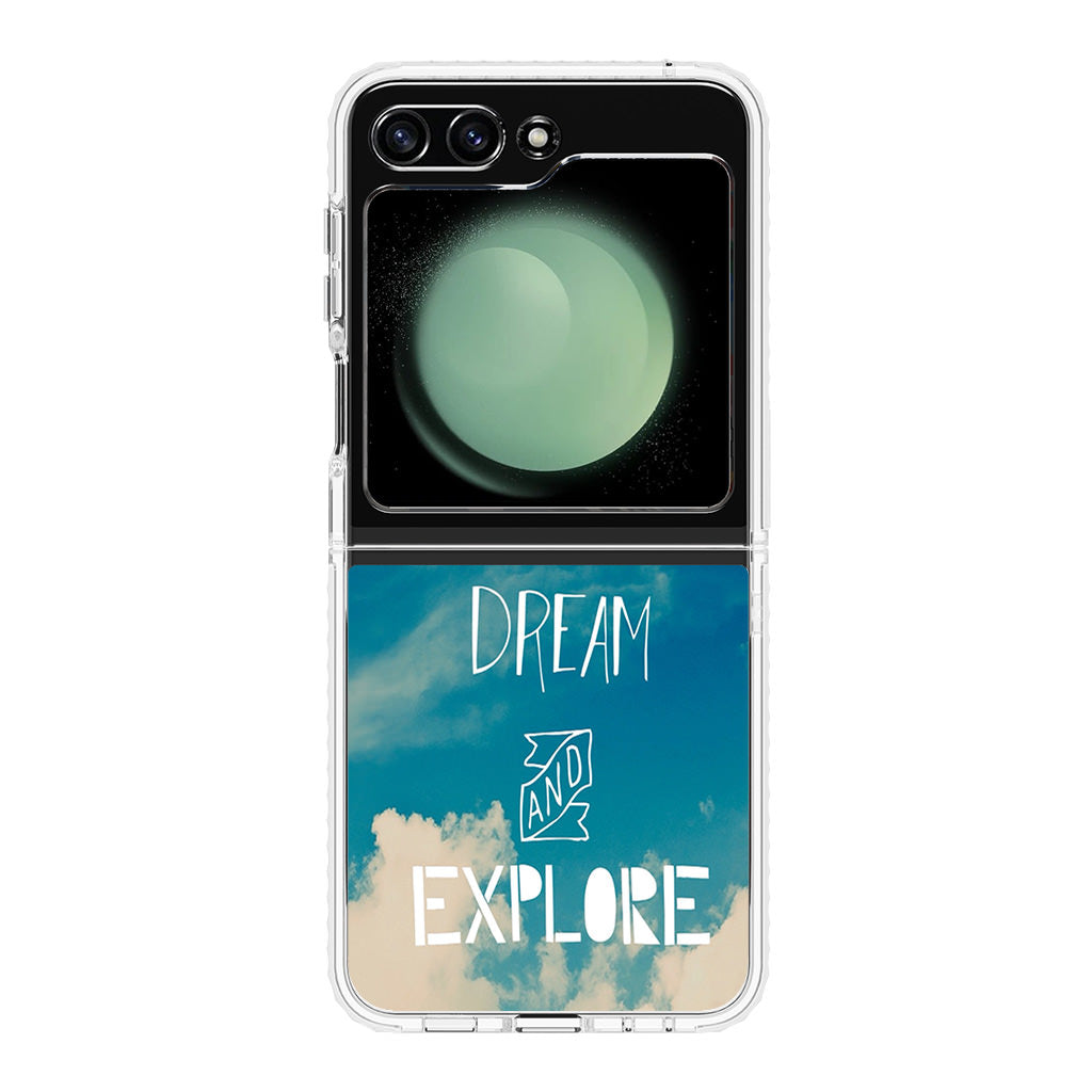 Dream and Explore Samsung Galaxy Z Flip 5 Case