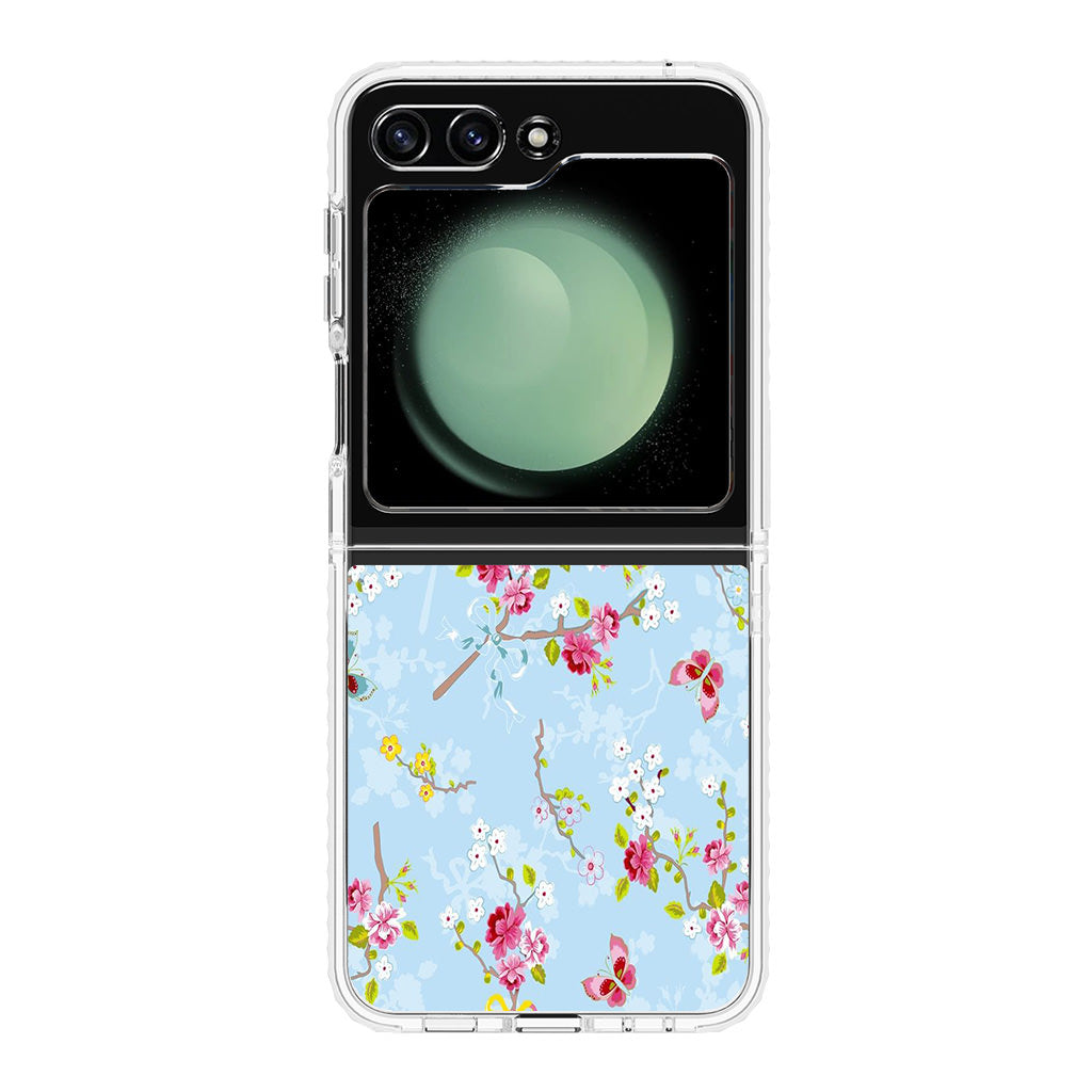 Floral Summer Wind Samsung Galaxy Z Flip 5 Case