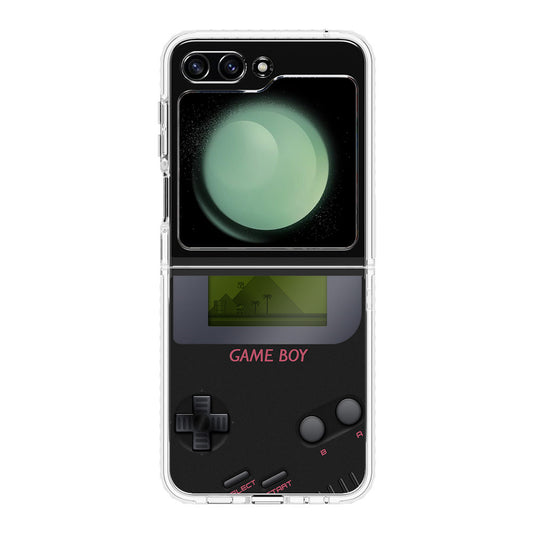 Game Boy Black Model Samsung Galaxy Z Flip 5 Case