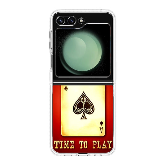 Game Card Time To Play Samsung Galaxy Z Flip 5 Case