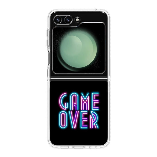 Game Over Neon Samsung Galaxy Z Flip 5 Case