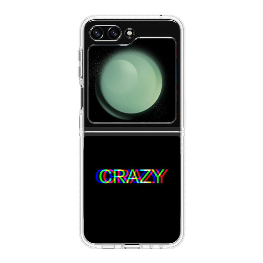 Glitch Crazy Samsung Galaxy Z Flip 5 Case