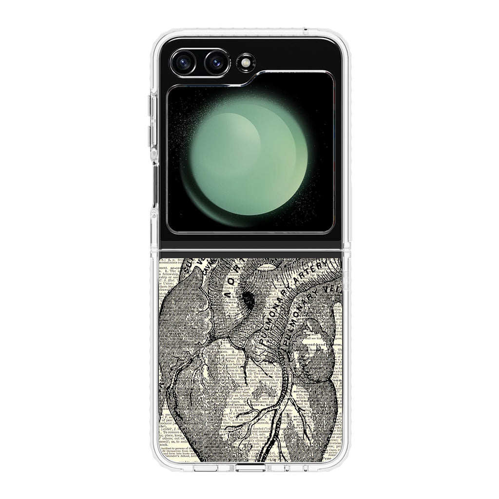 Heart Book Art Samsung Galaxy Z Flip 5 Case