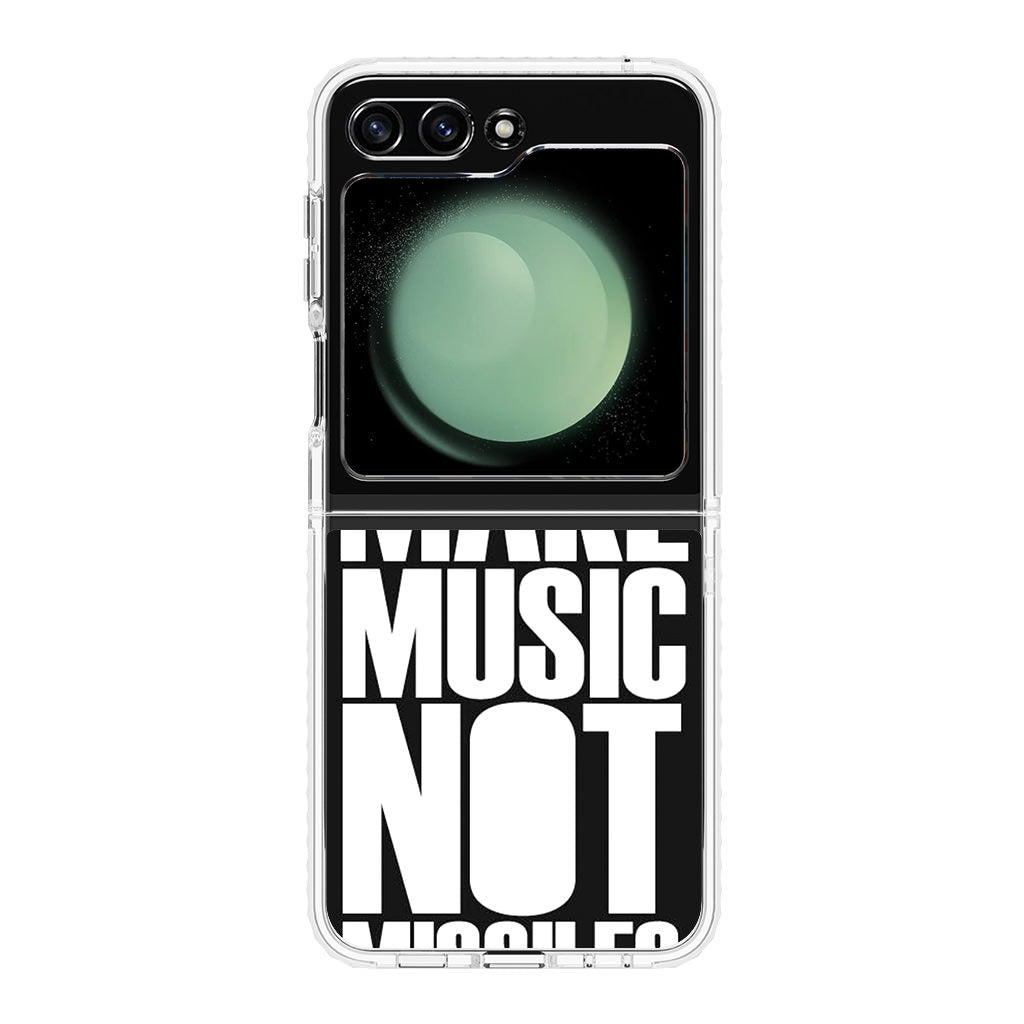 Make Music Not Missiles Samsung Galaxy Z Flip 5 Case