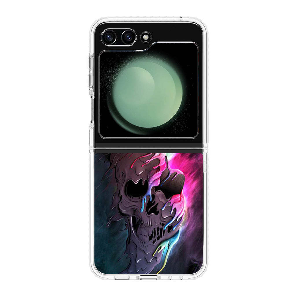 Melted Skull Samsung Galaxy Z Flip 5 Case