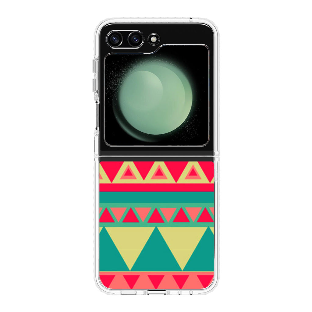 Old Aztec Pattern Samsung Galaxy Z Flip 5 Case