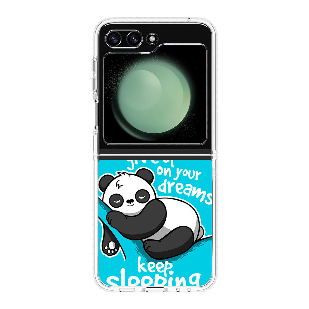 Panda Keep Sleeping Samsung Galaxy Z Flip 5 Case