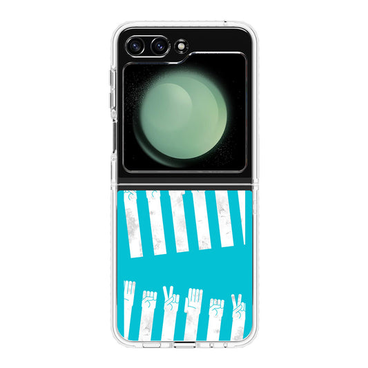 Rock–paper–scissors Zebra Crossing Samsung Galaxy Z Flip 5 Case