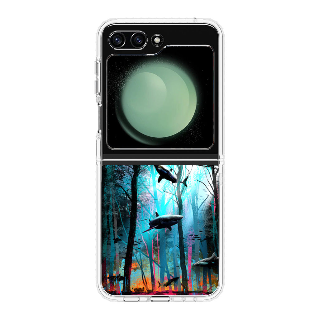 Shark Forest Samsung Galaxy Z Flip 5 Case