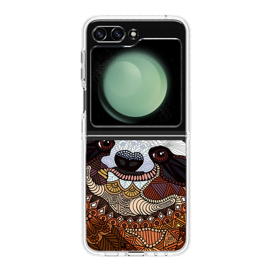 Sloth Ethnic Pattern Samsung Galaxy Z Flip 5 Case