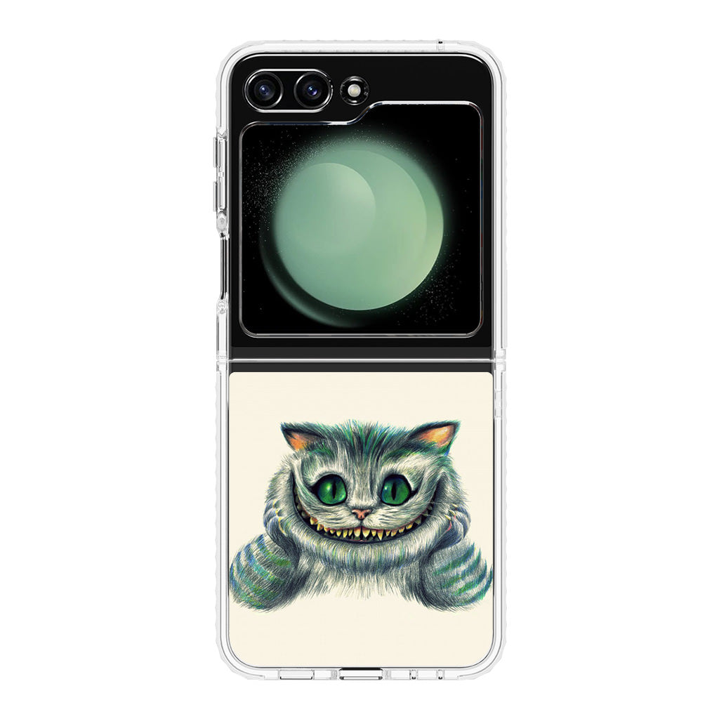 Smile Cat Samsung Galaxy Z Flip 5 Case