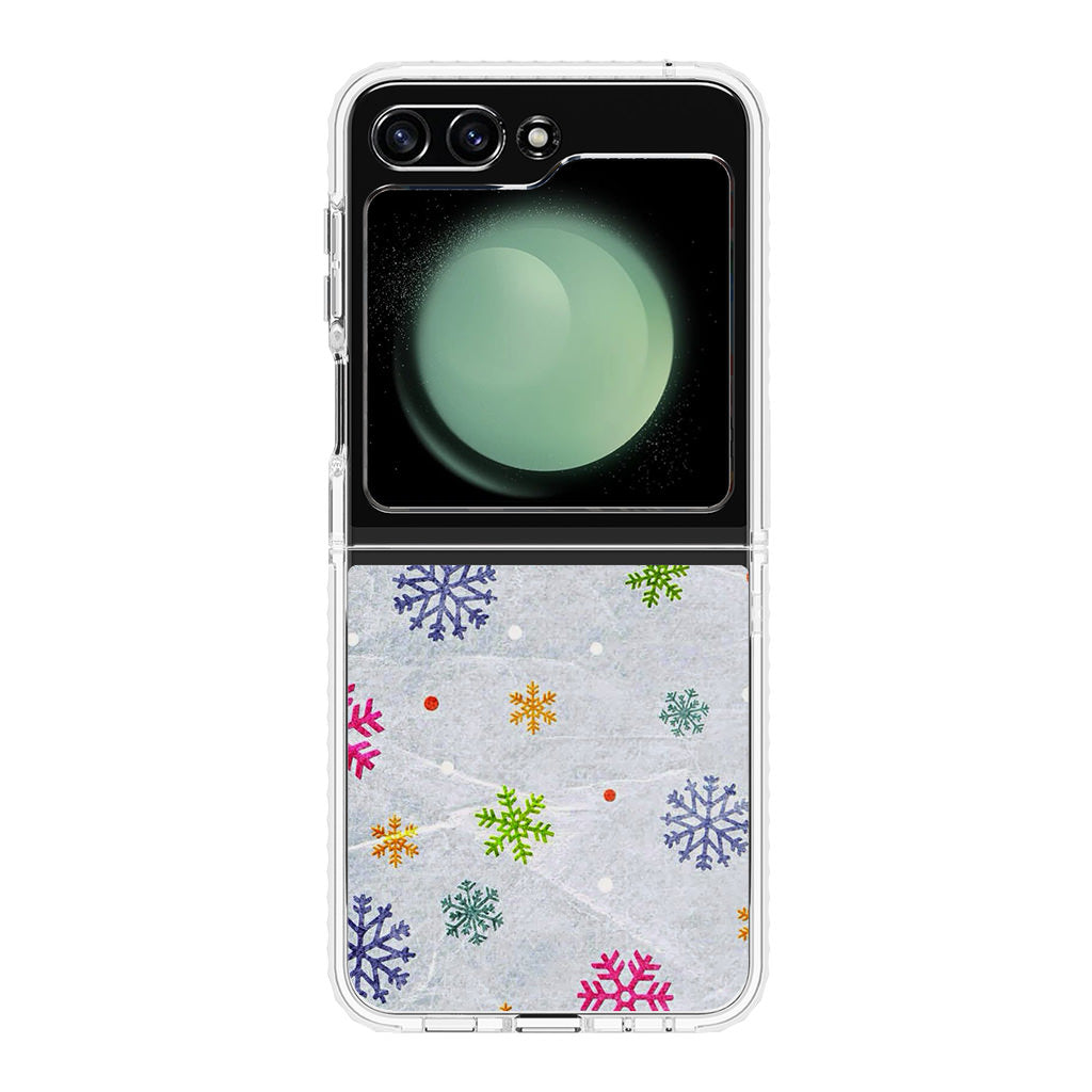 Snowflake Samsung Galaxy Z Flip 5 Case