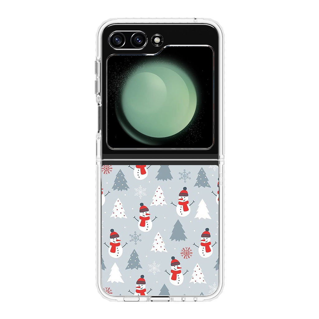 Snowmans Pattern Samsung Galaxy Z Flip 5 Case