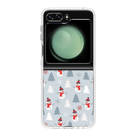 Snowmans Pattern Samsung Galaxy Z Flip 5 Case