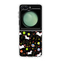 Space Unicorn Pattern Samsung Galaxy Z Flip 5 Case