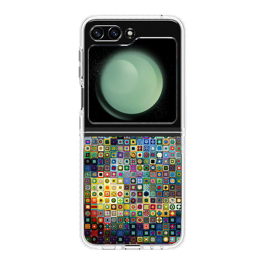 Starry Night Tiles Samsung Galaxy Z Flip 5 Case