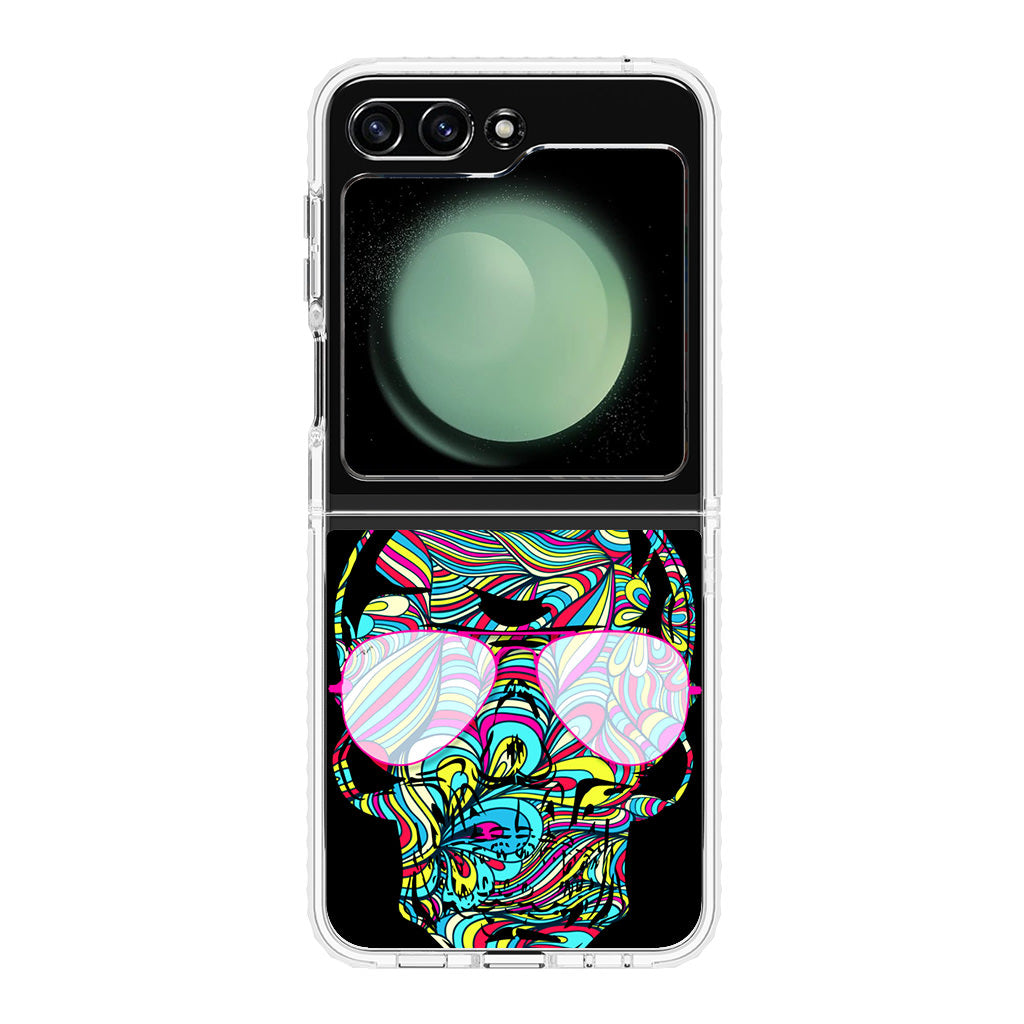 Stylish Skull Samsung Galaxy Z Flip 5 Case