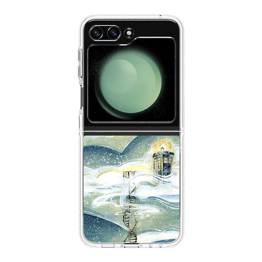 Tardis Cloud Samsung Galaxy Z Flip 5 Case