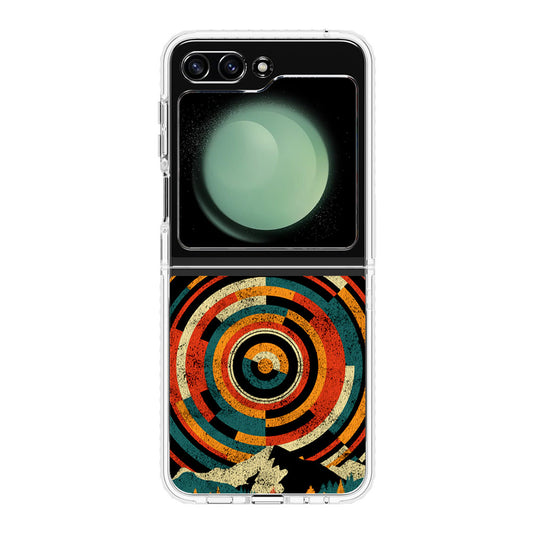 The Geometry Of Sunrise Samsung Galaxy Z Flip 5 Case