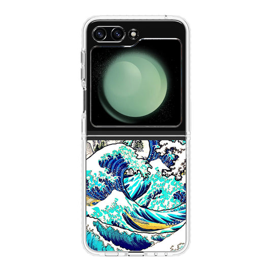 The Great Wave off Kanagawa Samsung Galaxy Z Flip 5 Case