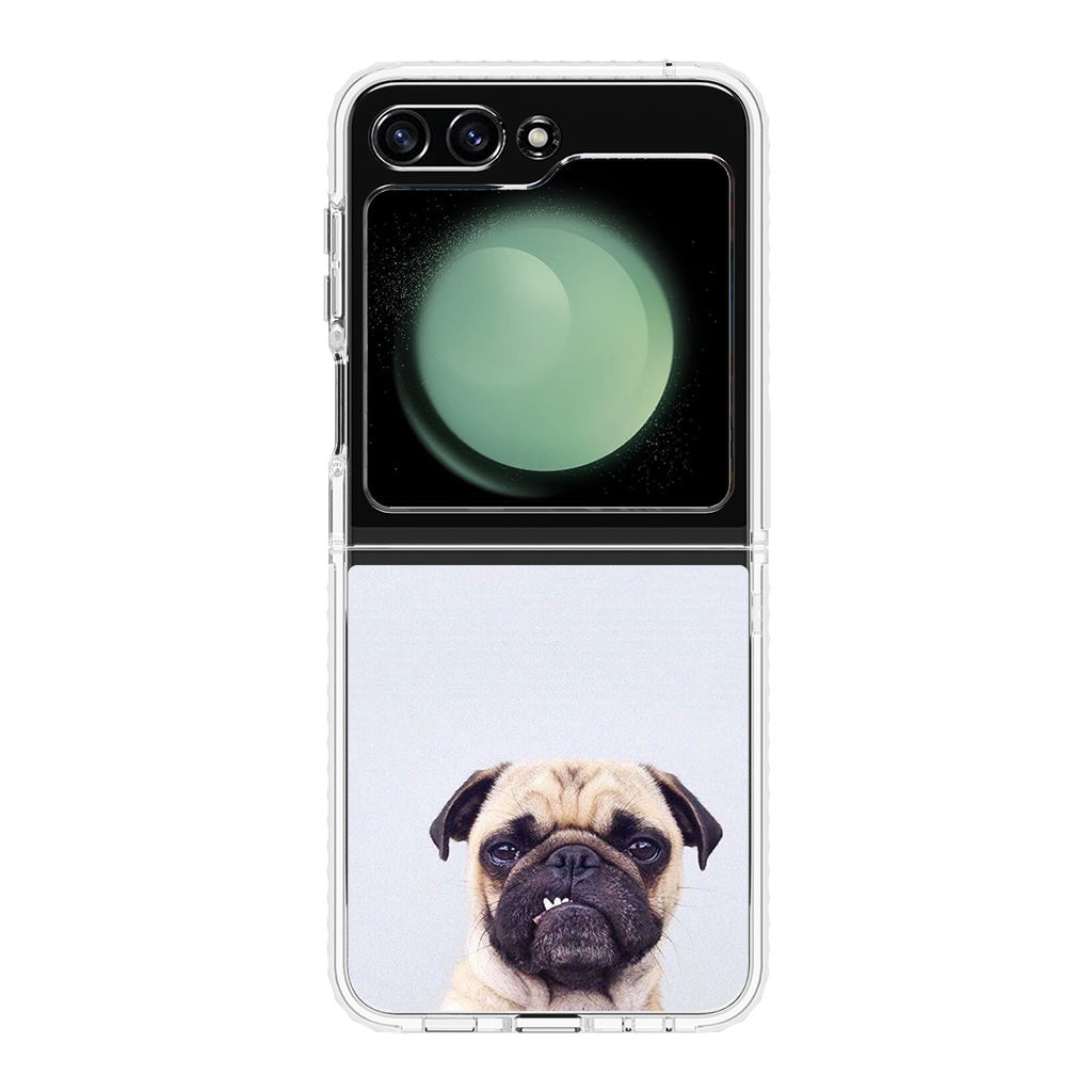 The Selfie Pug Samsung Galaxy Z Flip 5 Case