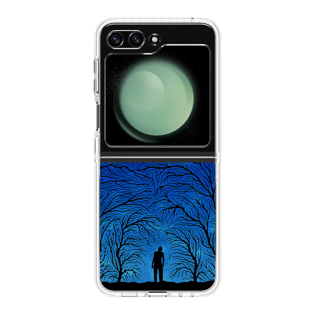 Trees People Shadow Samsung Galaxy Z Flip 5 Case