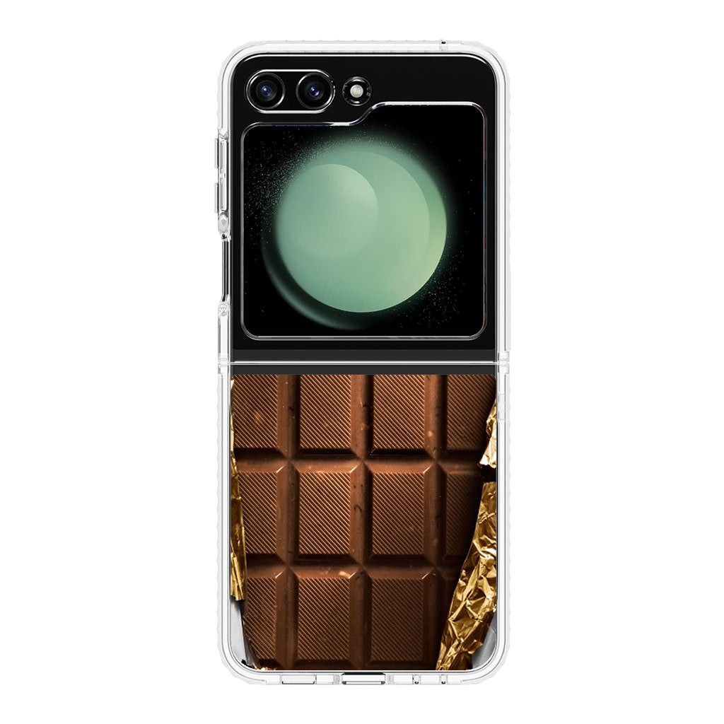 Unwrapped Chocolate Bar Samsung Galaxy Z Flip 5 Case