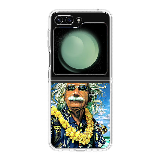 Albert Enstein On Vacation Samsung Galaxy Z Flip 5 Case