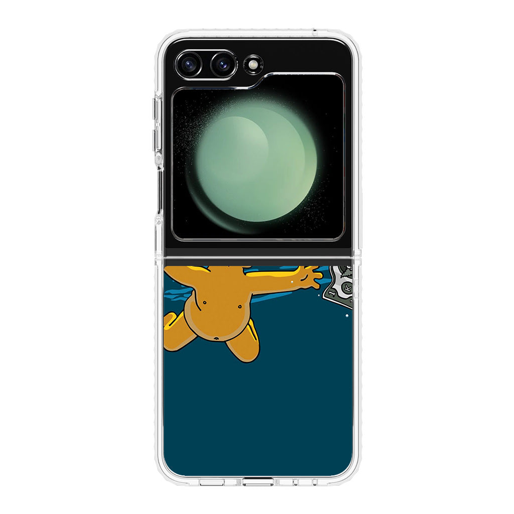 Bart Swimming For Money Samsung Galaxy Z Flip 5 Case