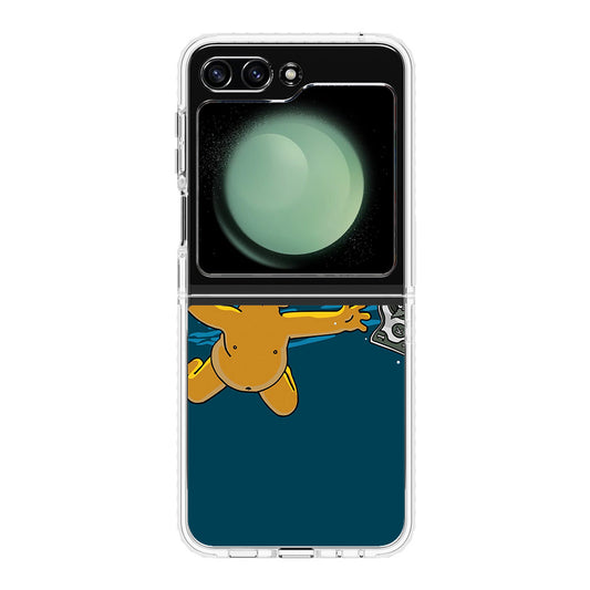 Bart Swimming For Money Samsung Galaxy Z Flip 5 Case