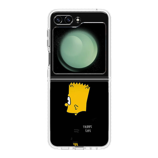 Bart Trippy Life Samsung Galaxy Z Flip 5 Case