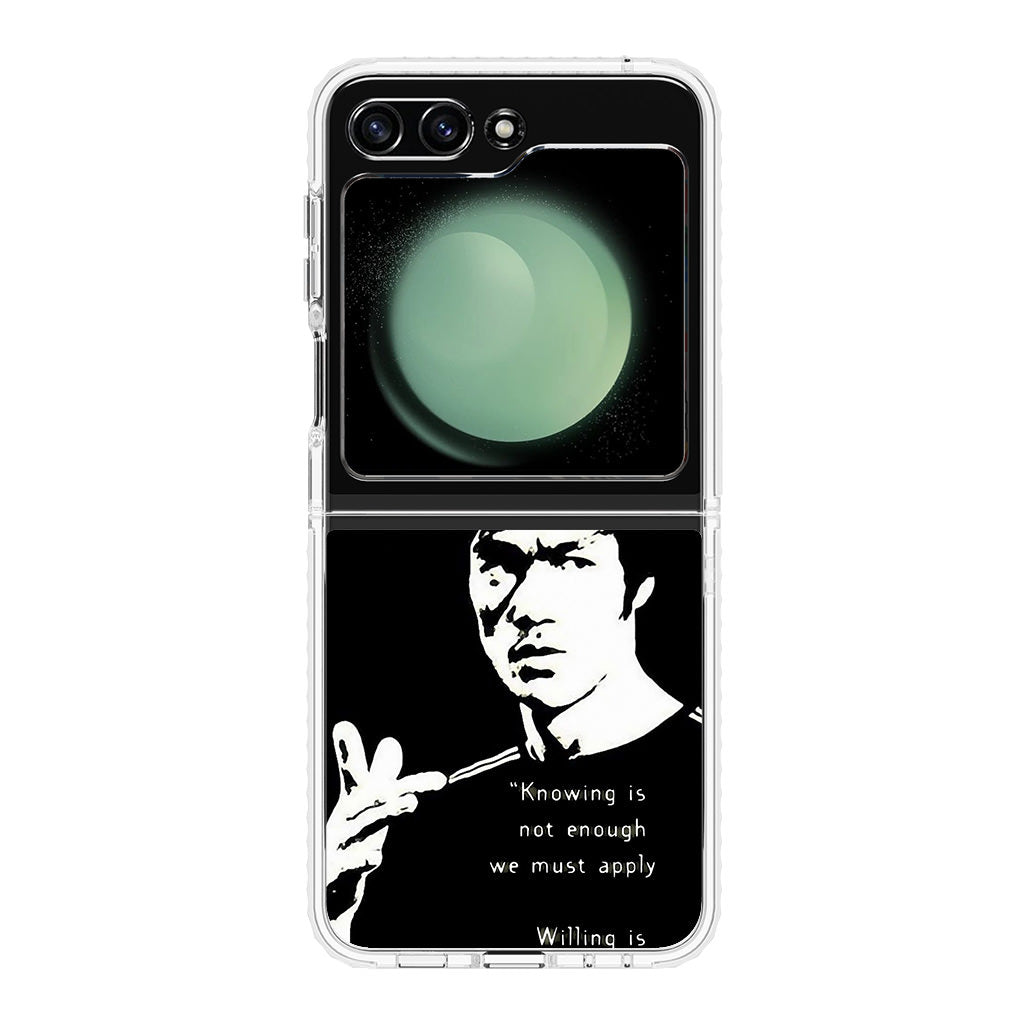 Bruce Lee Quotes Samsung Galaxy Z Flip 5 Case