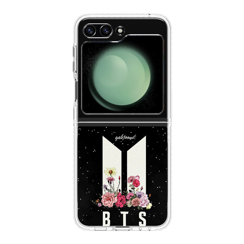 BTS Flower Samsung Galaxy Z Flip 5 Case