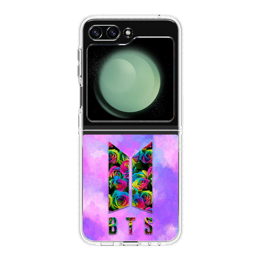 BTS Flower Logo Samsung Galaxy Z Flip 5 Case