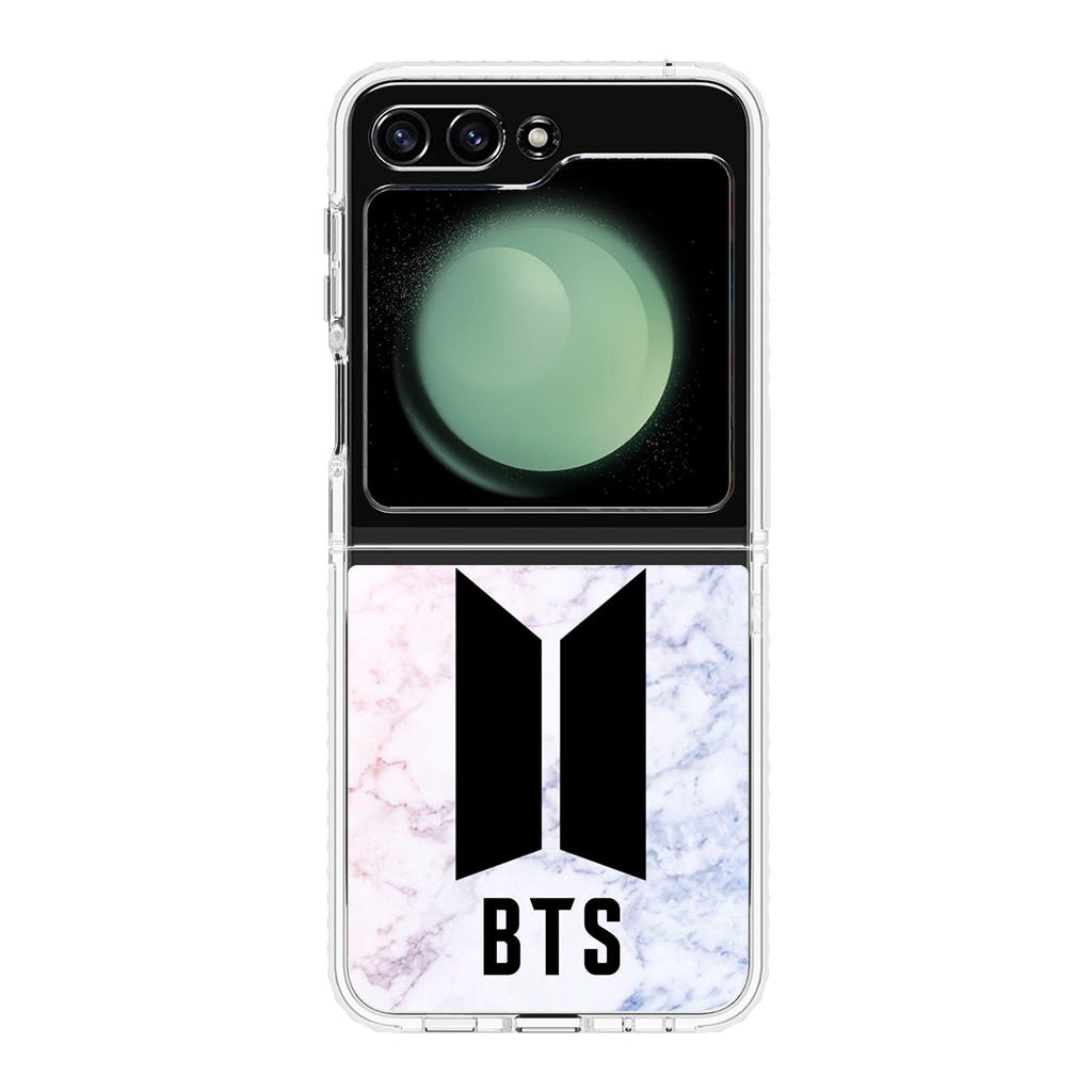 BTS Marble Samsung Galaxy Z Flip 5 Case