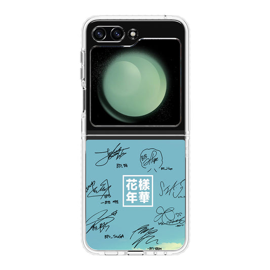 BTS Signature Samsung Galaxy Z Flip 5 Case