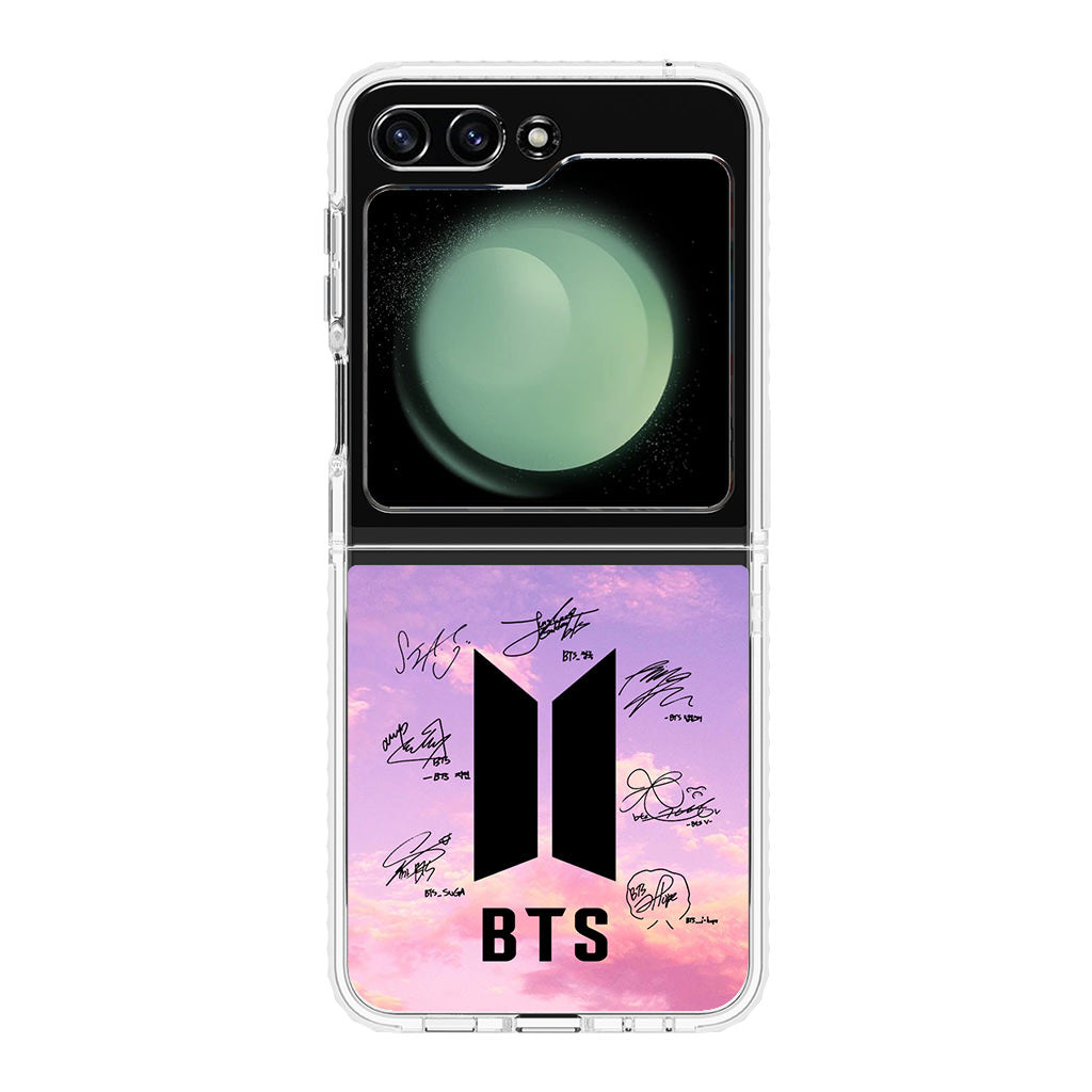 BTS Signature 2 Samsung Galaxy Z Flip 5 Case