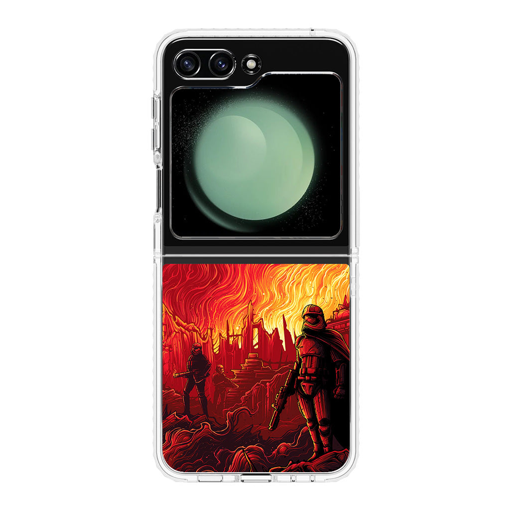 Captain Phasma Art Samsung Galaxy Z Flip 5 Case