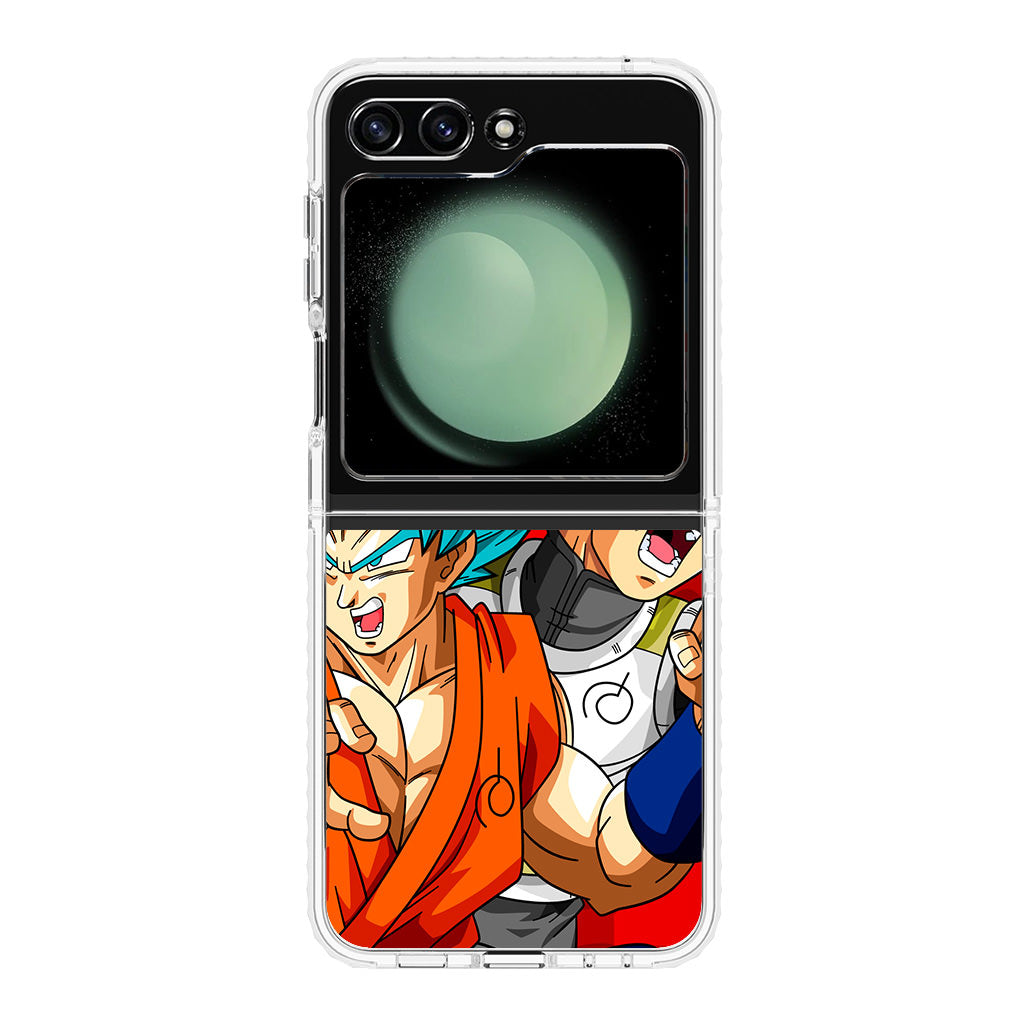 Dragon Ball Super SSGSS Goku And Vegeta Samsung Galaxy Z Flip 5 Case