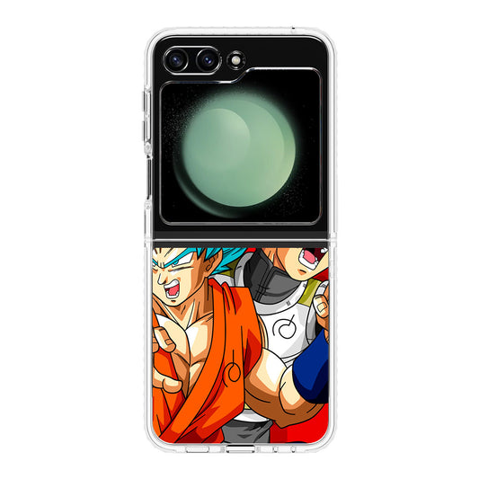 Dragon Ball Super SSGSS Goku And Vegeta Samsung Galaxy Z Flip 5 Case