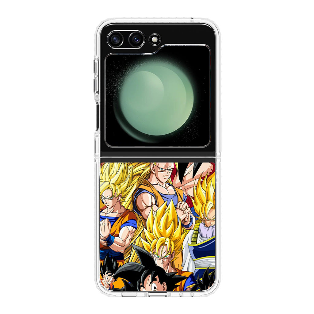 Dragon Ball Z Son Goku Transformation Samsung Galaxy Z Flip 5 Case