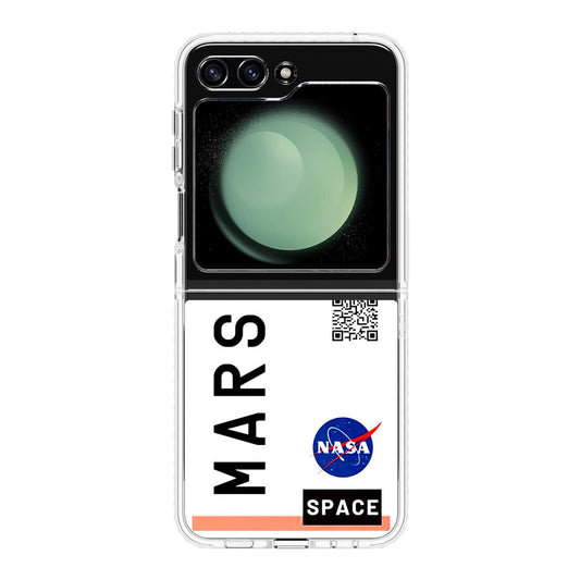 First Class Ticket To Mars Samsung Galaxy Z Flip 5 Case