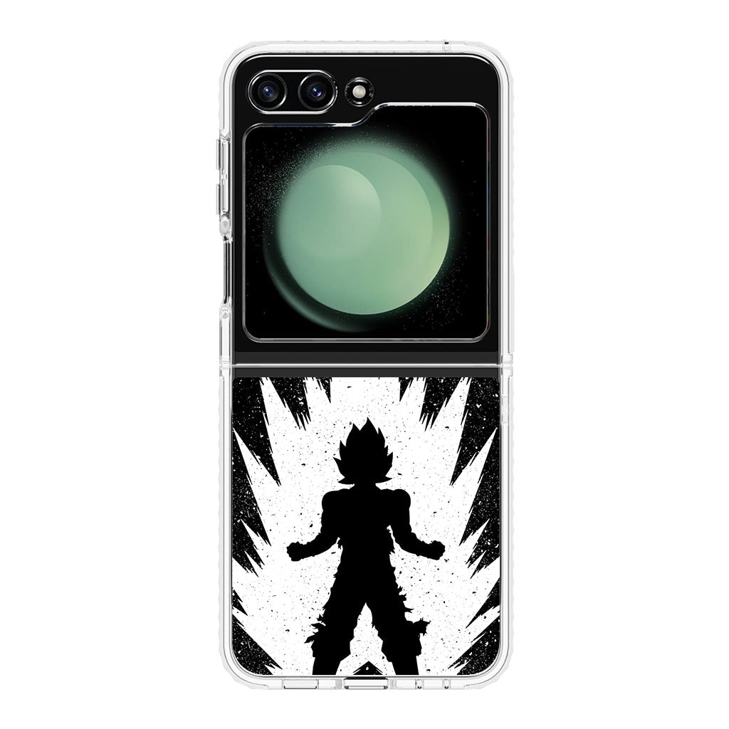 Goku Super Saiyan Black White Samsung Galaxy Z Flip 5 Case