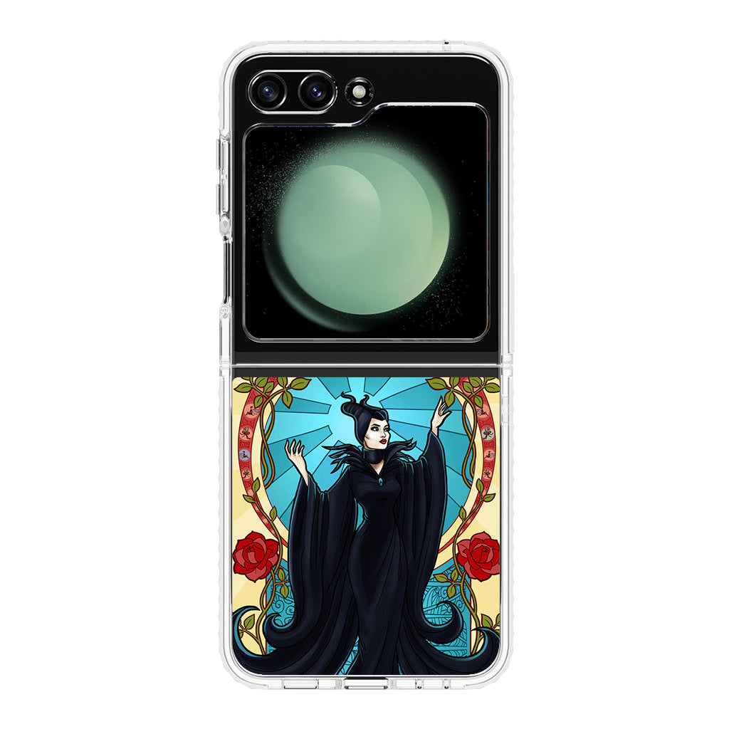 Maleficent With Flower Samsung Galaxy Z Flip 5 Case