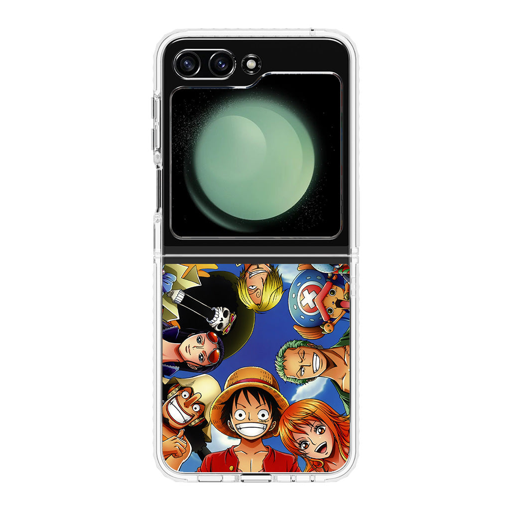 One Piece Luffy Crew Samsung Galaxy Z Flip 5 Case