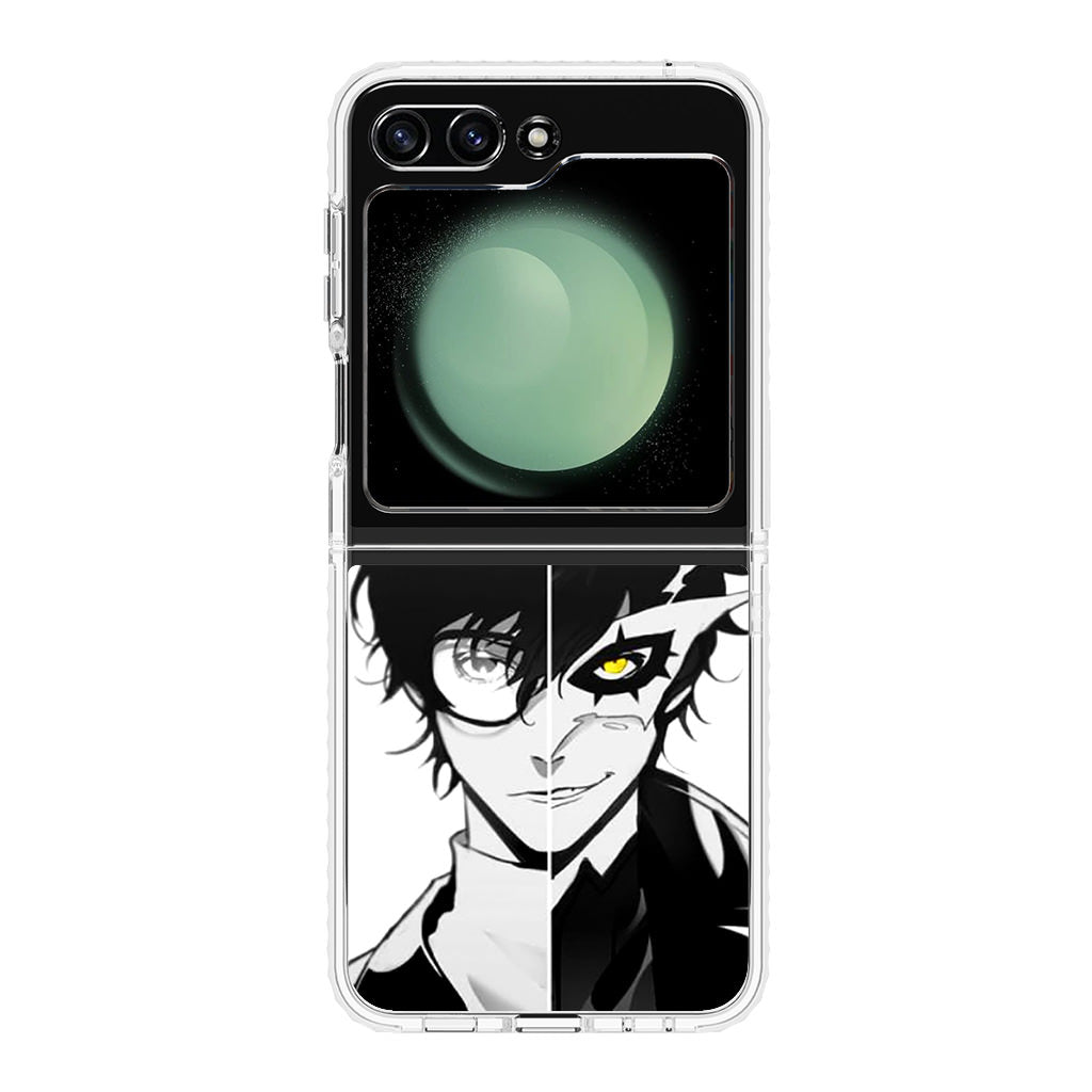 Protagonist Transform Black White Samsung Galaxy Z Flip 5 Case