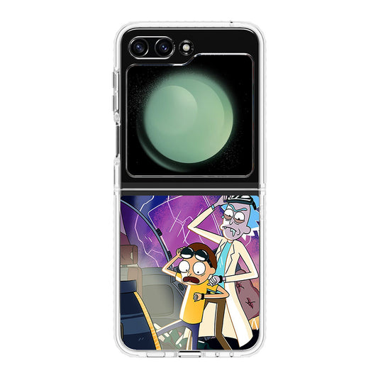 Rick And Morty Back To The Future Samsung Galaxy Z Flip 5 Case