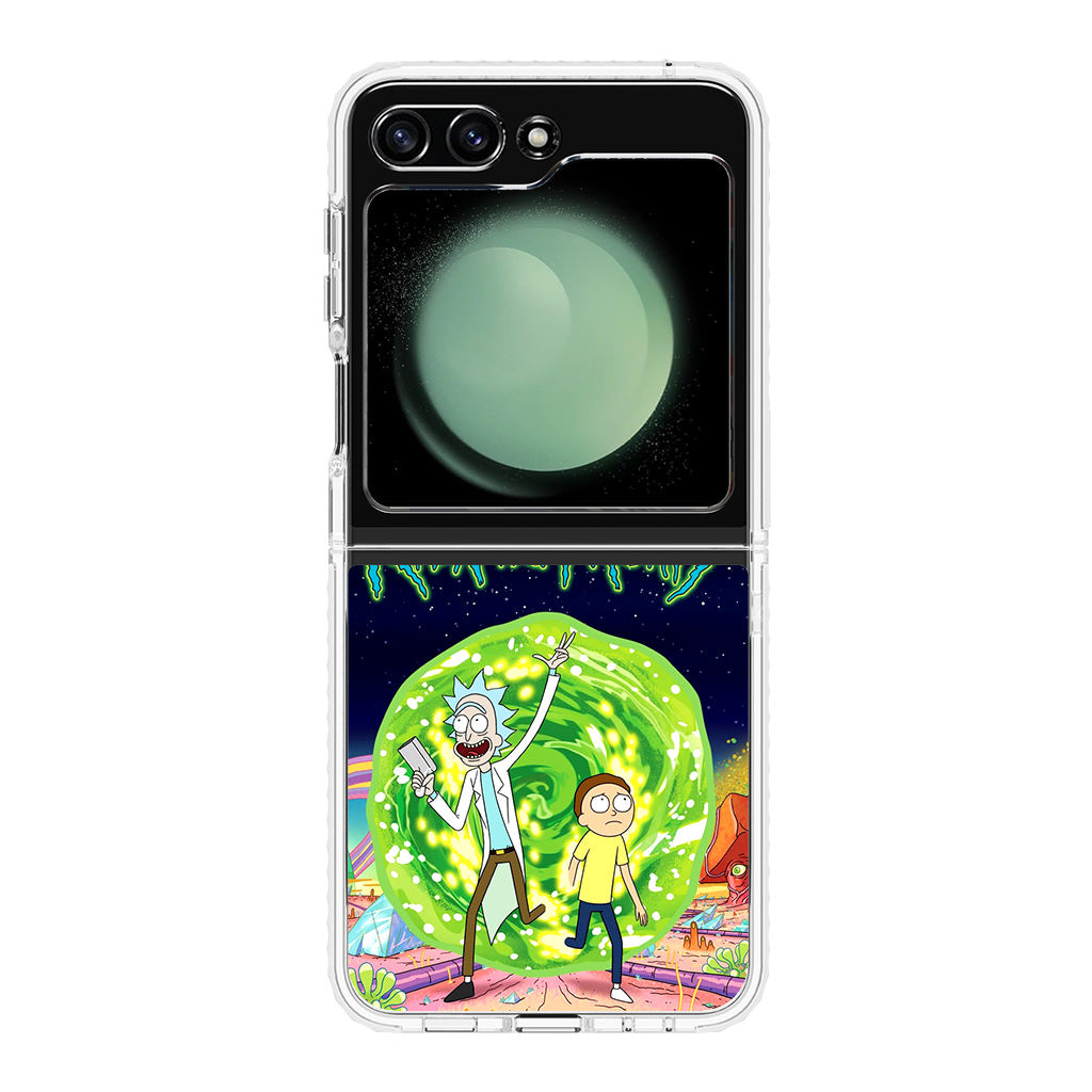 Rick And Morty Portal Gun Samsung Galaxy Z Flip 5 Case