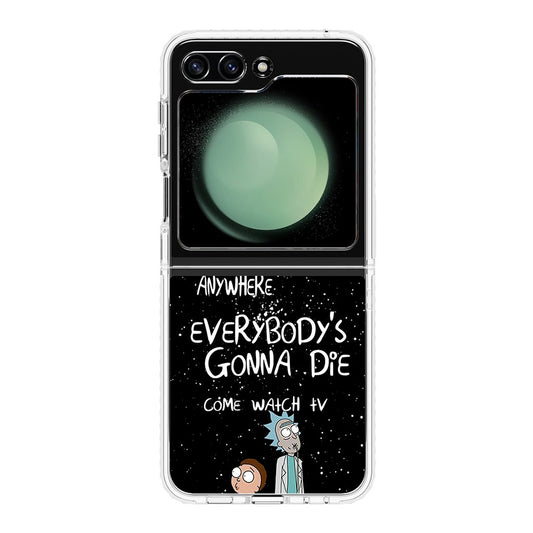 Rick And Morty Quotes Samsung Galaxy Z Flip 5 Case